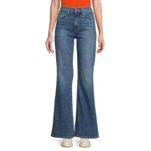 NEW Joe's Jeans Womens Size 31 High Rise Flare Medium Wash Denim